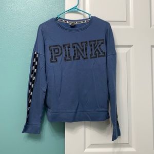 Victorious Secret Pink Dark Blue Crewneck